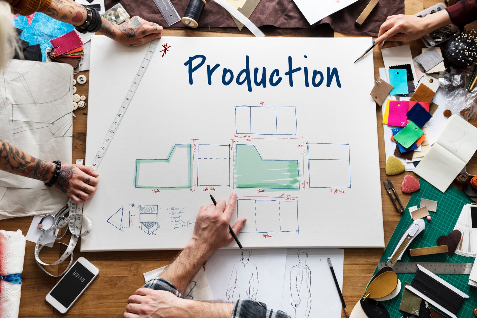 Assemble Manufacturing Production Business Pattern production en temps réel